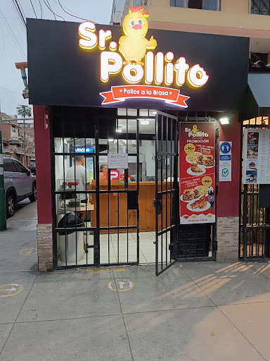 Sr. Pollito - ¡Delicioso pollo a la brasa listo para llevar!.